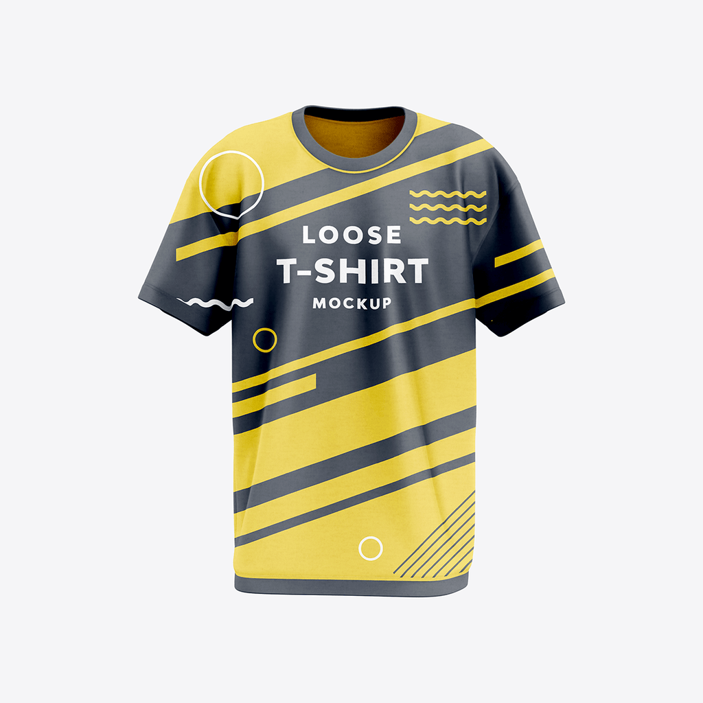 Loose T-shirt Mockup for Easy Design Presentation