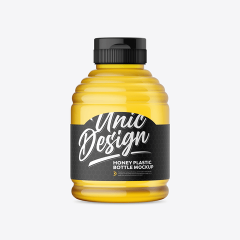 Honey Bottle Mockup