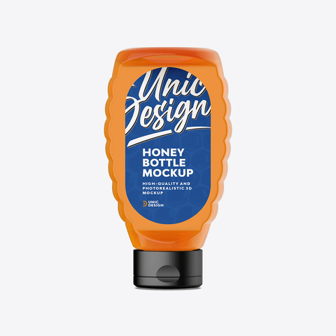 Honey Bottle Mockup