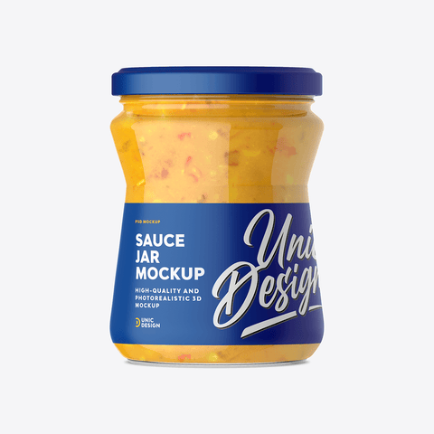Sauce Jar Mockup