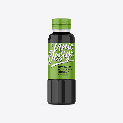 Soy Sauce Bottle Mockup