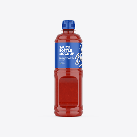 Sauce Bottle Mockup