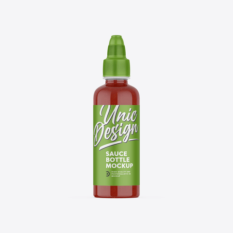 Sauce Bottle Mockup