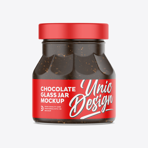 Chocolate Jar Mockup