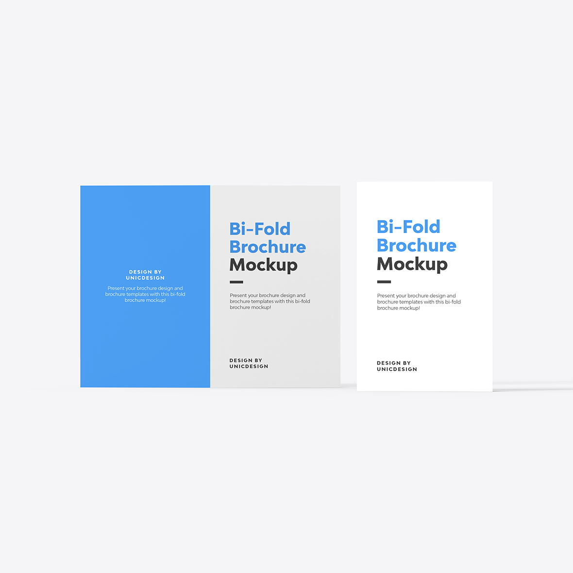 Bi-Fold Brochure Mockup