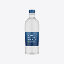 Vodka Bottle Mockup