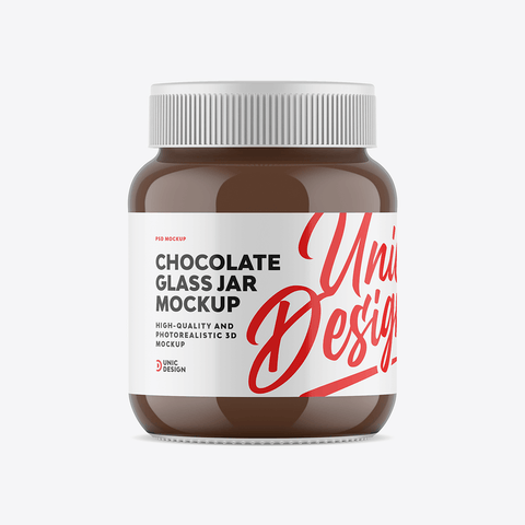 Chocolate Jar Mockup