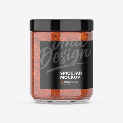 Spice Jar Mockup