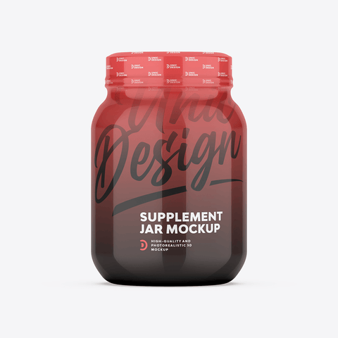 Supplement Jar Mockup