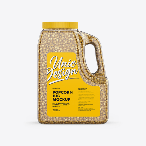 Popcorn Jug Mockup