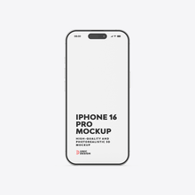 iPhone 16 Pro Mockup - Customizable Design Showcase