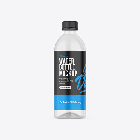 Water Bottle Mockup
