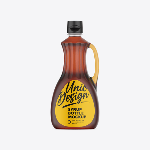 Syrup Bottle Mockup