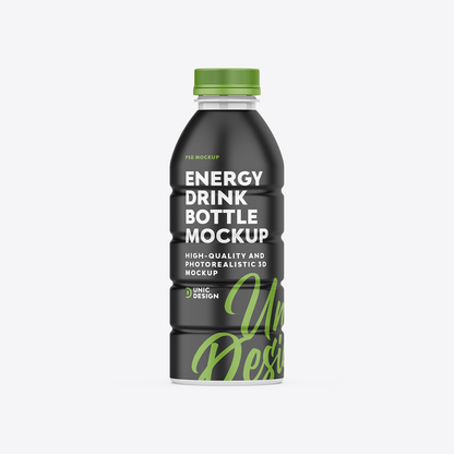 Energy Drink Bottle Mockup