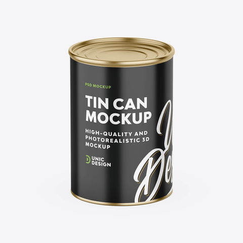 Tin Can Mockup