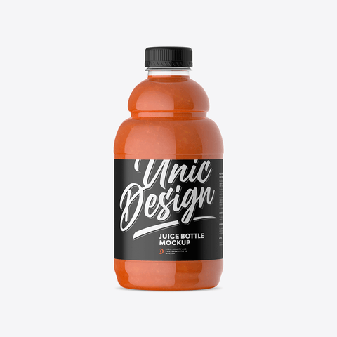 Juice Bottle Mockup