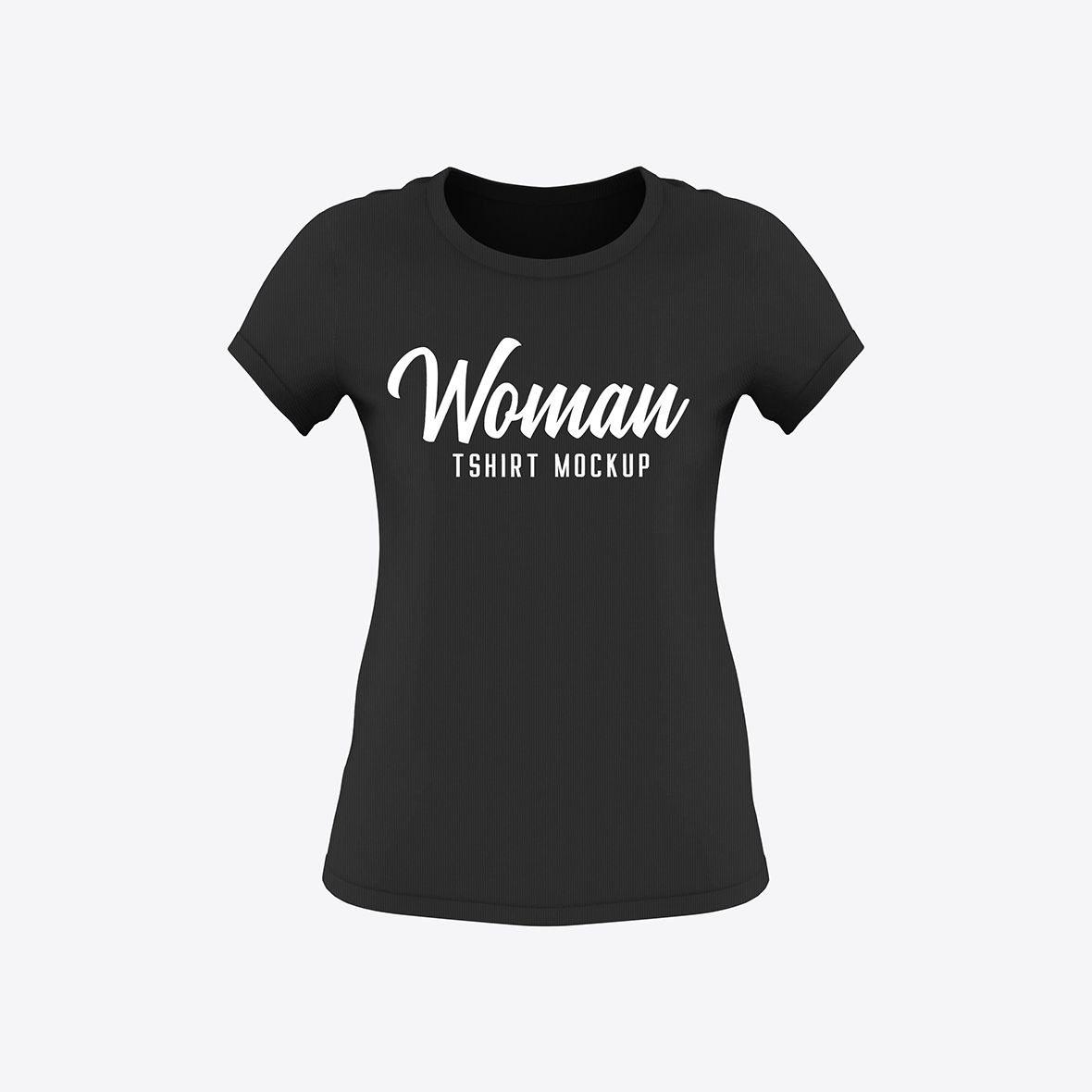 Woman T-shirt Mockup
