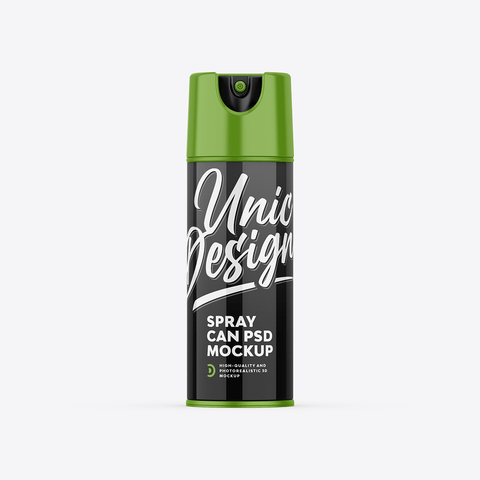 Spray Can Mockup