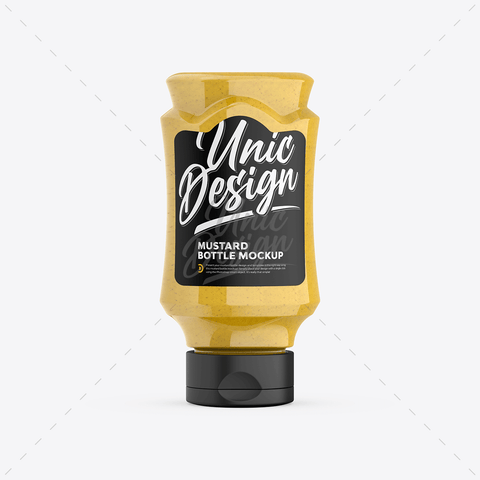 Mustard Bottle Mockup
