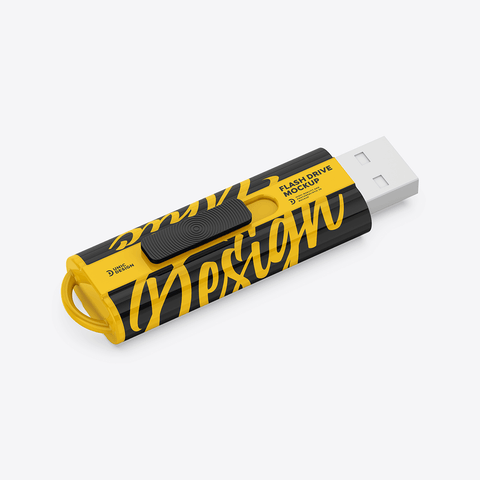 USB Flash Drive Mockup for Designers