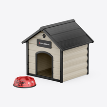 Dog House & Dog Feeding Bowl Mockup