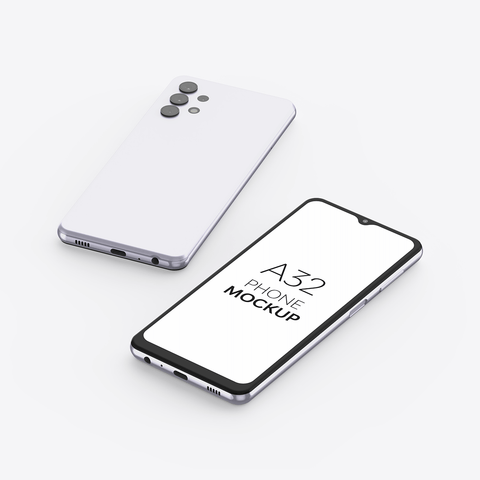 A32 Phone Mockup
