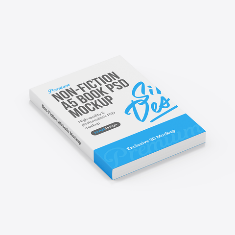 A5 Book Mockup