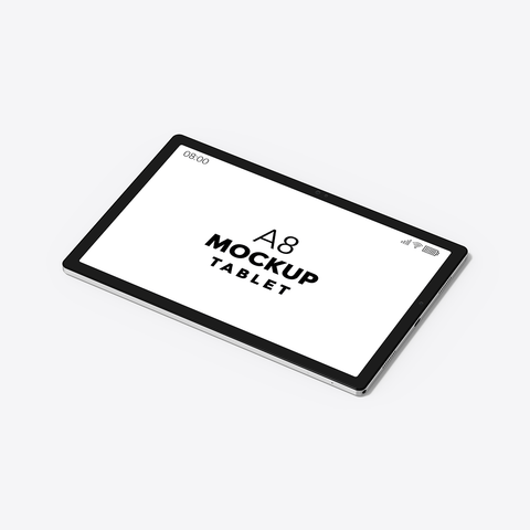 A8 Tablet Mockup