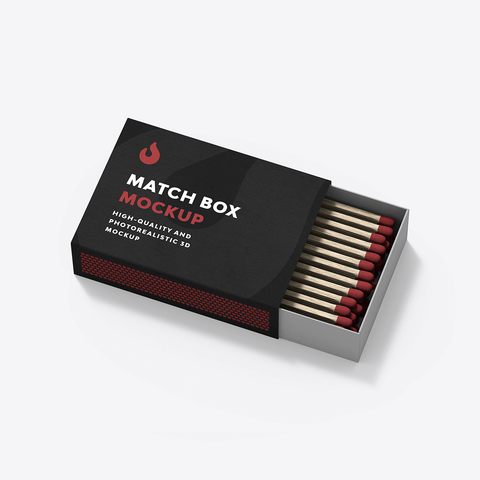 Match Box Mockup