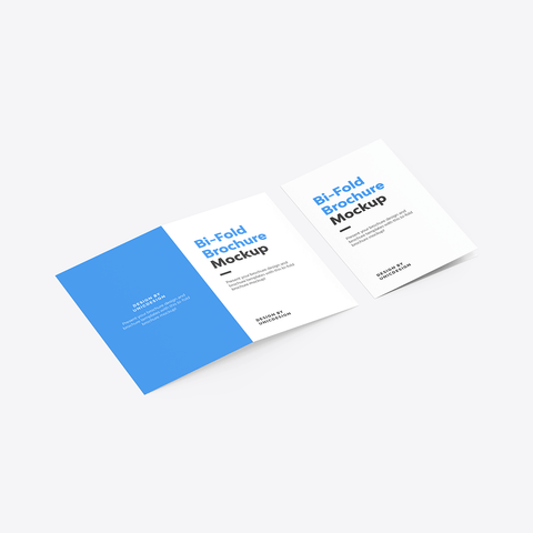 Bi-Fold Brochure Mockup