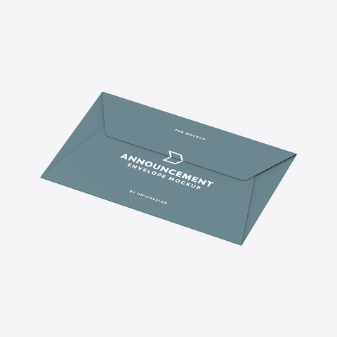 Announcement Envelope Mockup