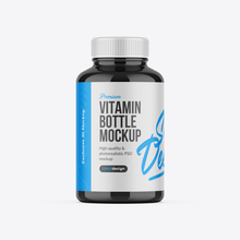 Vitamin Bottle Mockup