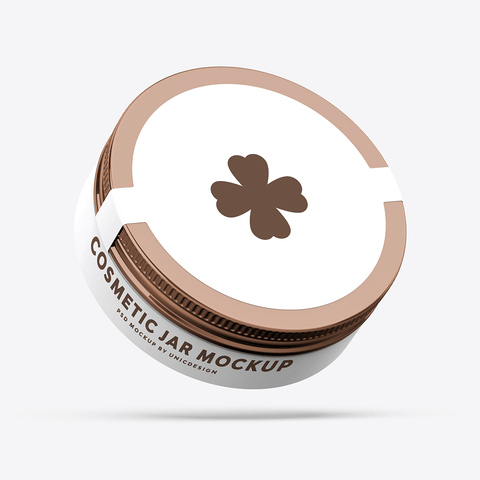 Cosmetic Jar Mockup