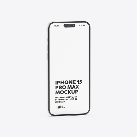 iPhone 15 Pro Max Mockup