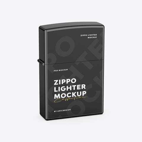 Zippo Lighter Mockup