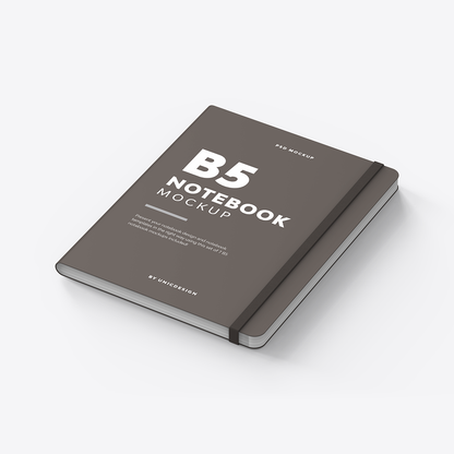 B5 Notebook Mockup