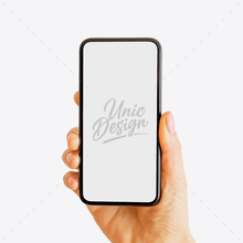 Woman Holding Phone Mockup
