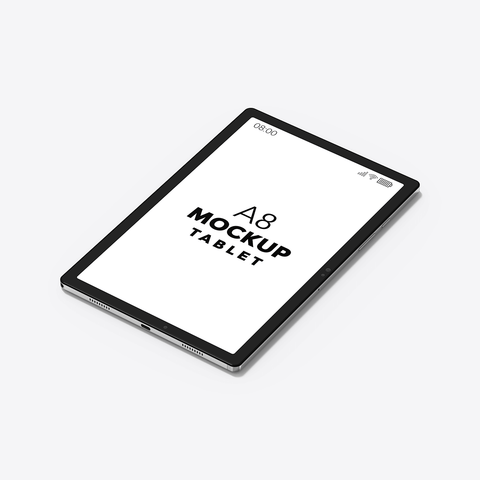 A8 Tablet Mockup