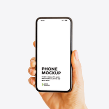 Woman Holding Phone Mockup