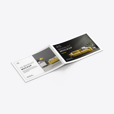 A5 Booklet Mockup