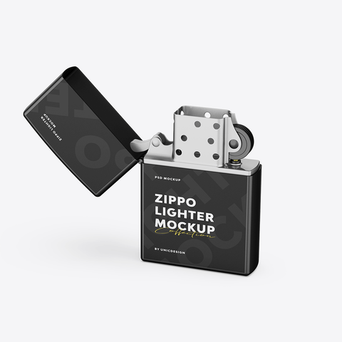 Zippo Lighter Mockup