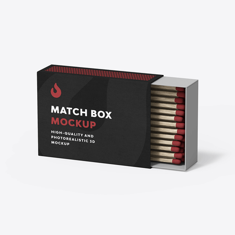 Match Box Mockup