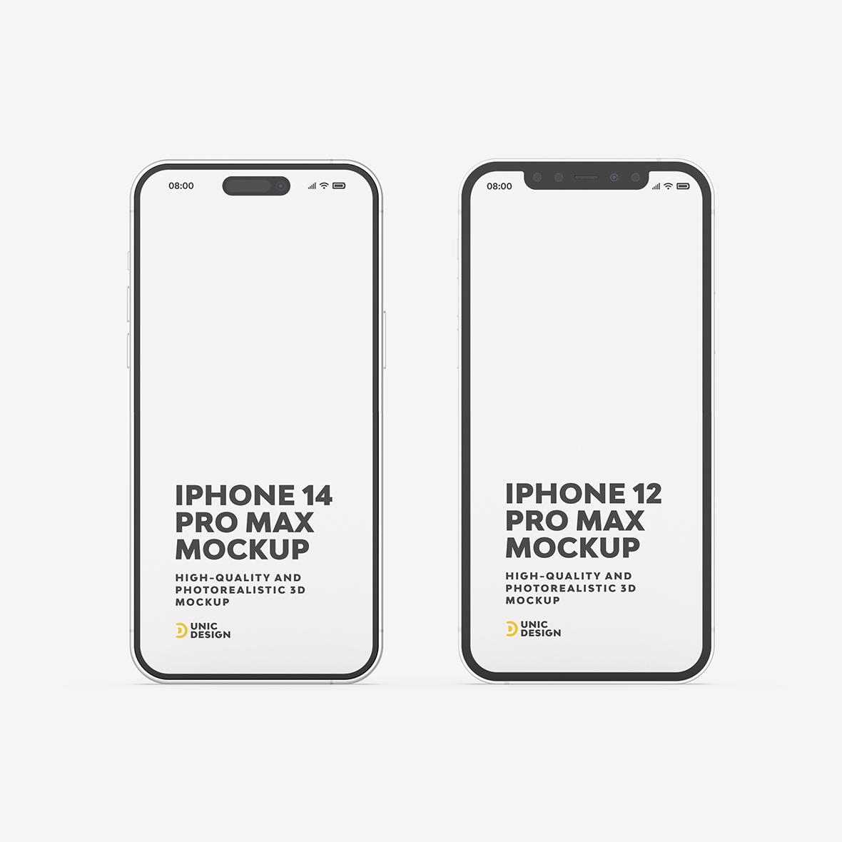 iPhone 12 and iPhone 14 Mockup