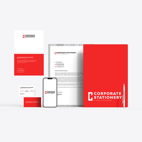 Corporate Stationery Mockup