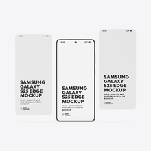 Samsung Galaxy S25 Edge Mockup