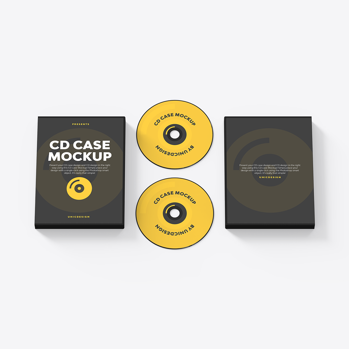 CD Case Mockup
