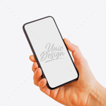 Woman Holding Phone Mockup