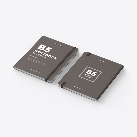 B5 Notebook Mockup
