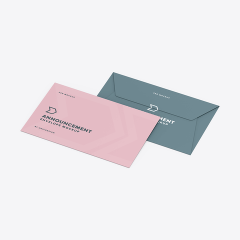 Announcement Envelope Mockup