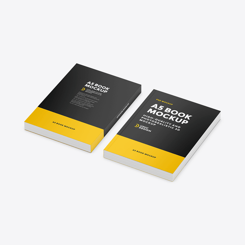 A5 Book Mockup
